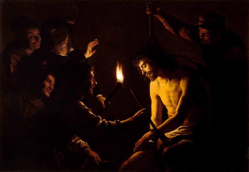 Gerard van Honthorst The Mocking of Christ Germany oil painting art